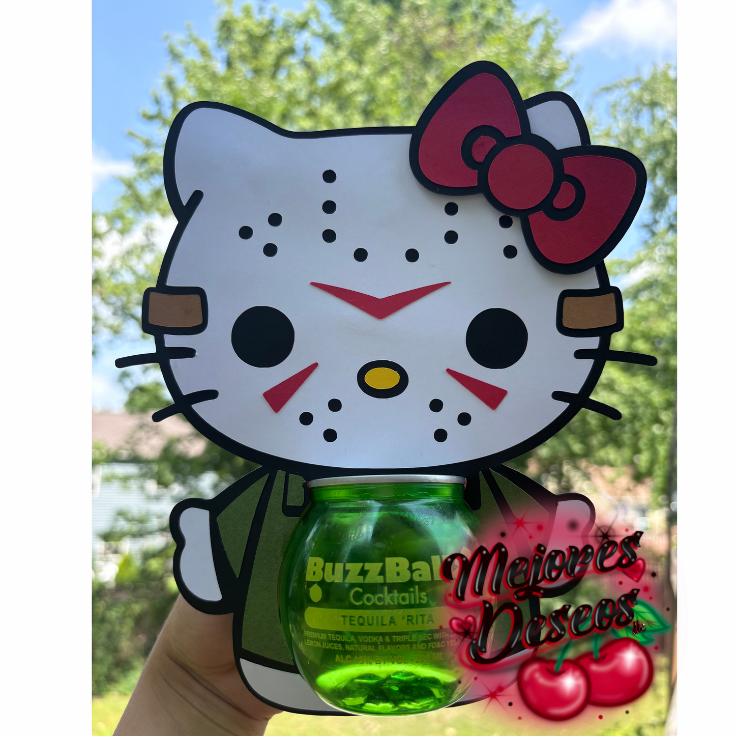 Hello Kitty as Jason Buzzball Holder- CUT FILE (DIGITAL DOWNLOAD)