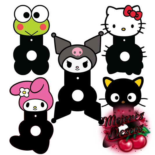 Hello Kitty Lollipop Holder BUNDLE- CUT FILE (DIGITAL DOWNLOAD)