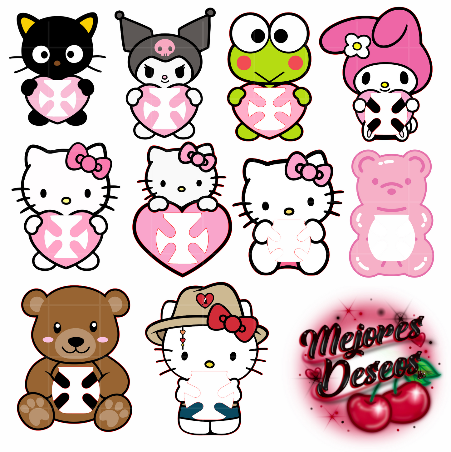 Valentines Buzzball Holder BUNDLE- CUT FILES (10 Files) (DIGITAL DOWNLOAD)