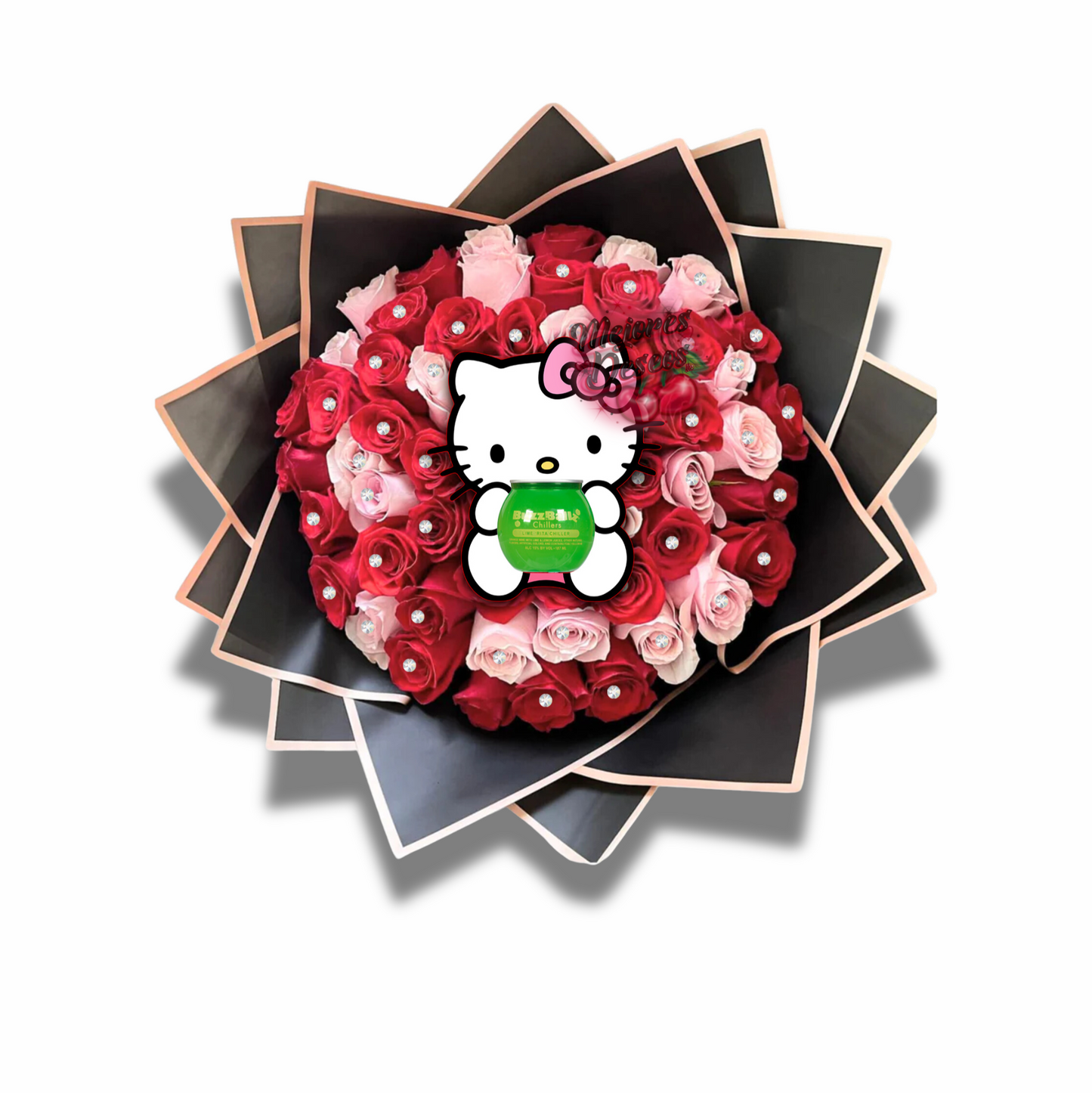 Valentines Hello Kitty Buzzball Holder- CUT FILE (DIGITAL DOWNLOAD)