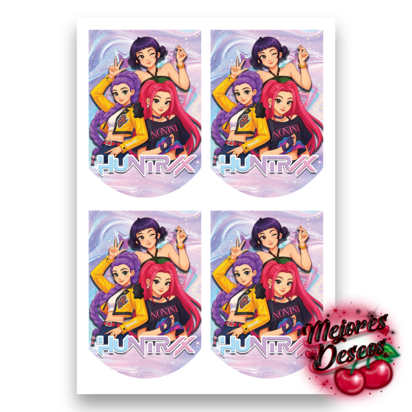 Kpop Demon Hunters Theme Juice/Water Labels