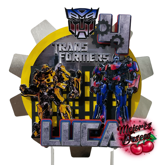 Transformer Cake Topper