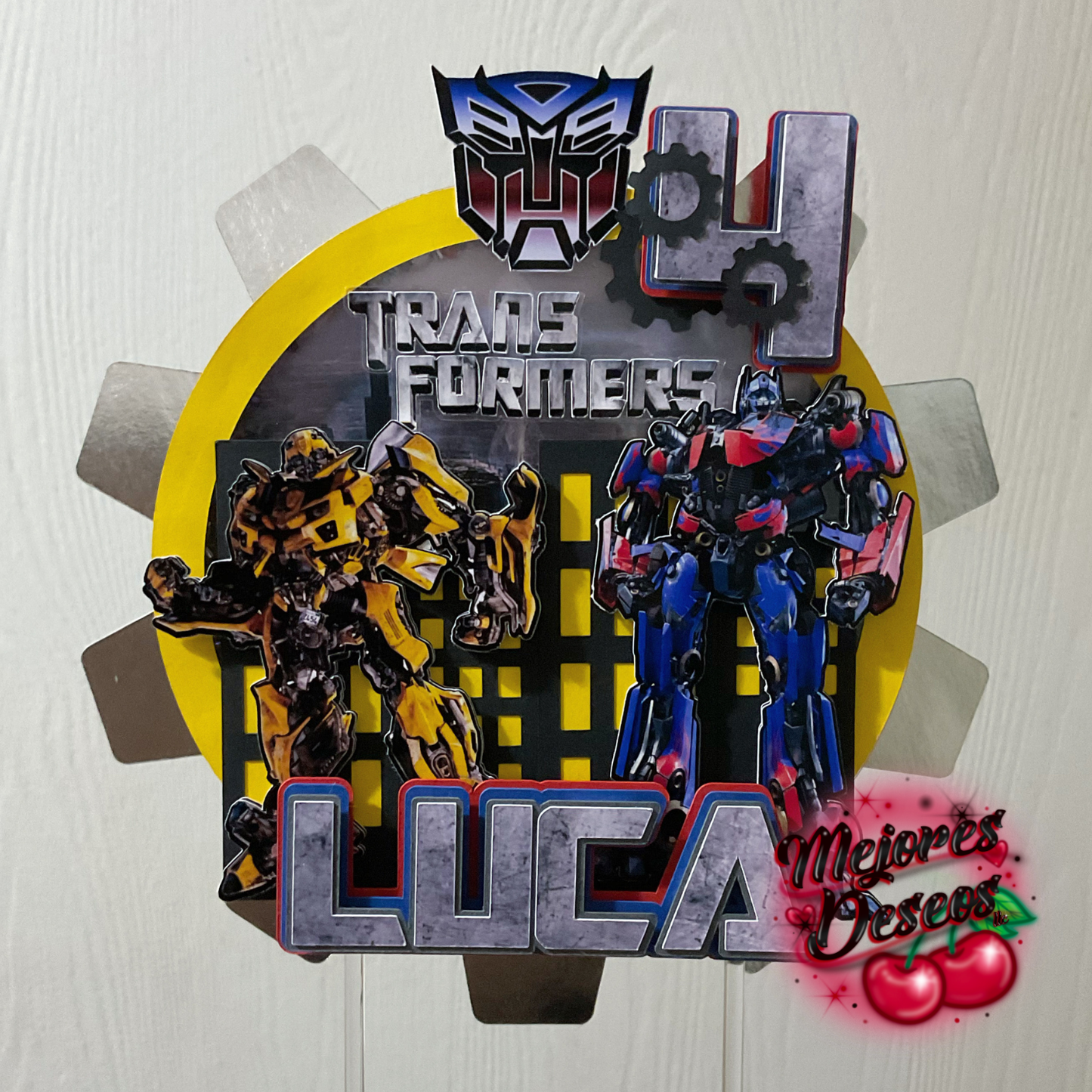 Transformer Cake Topper