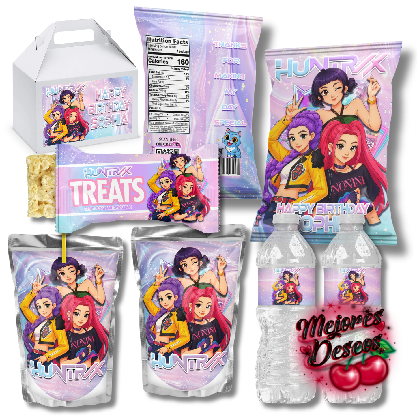Kpop Demon Hunters Theme Snacks/Candies