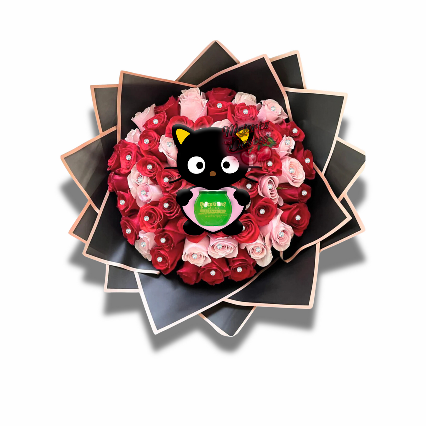 Valentines chococat Buzzball Holder- CUT FILE (DIGITAL DOWNLOAD)
