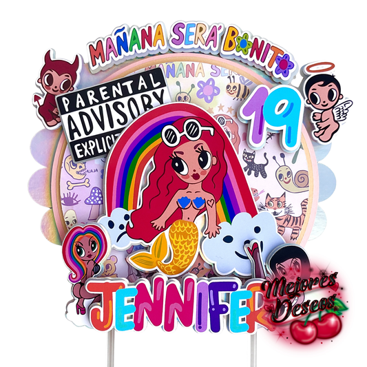 Karol G. Manana Ser Bonito Cake Topper