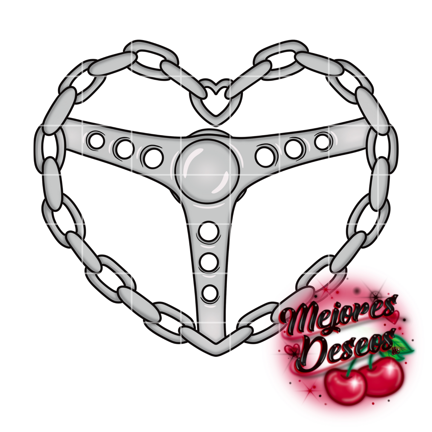 Lowrider Baby/ Heart Steering wheel Airbrush Artwork PNGs only