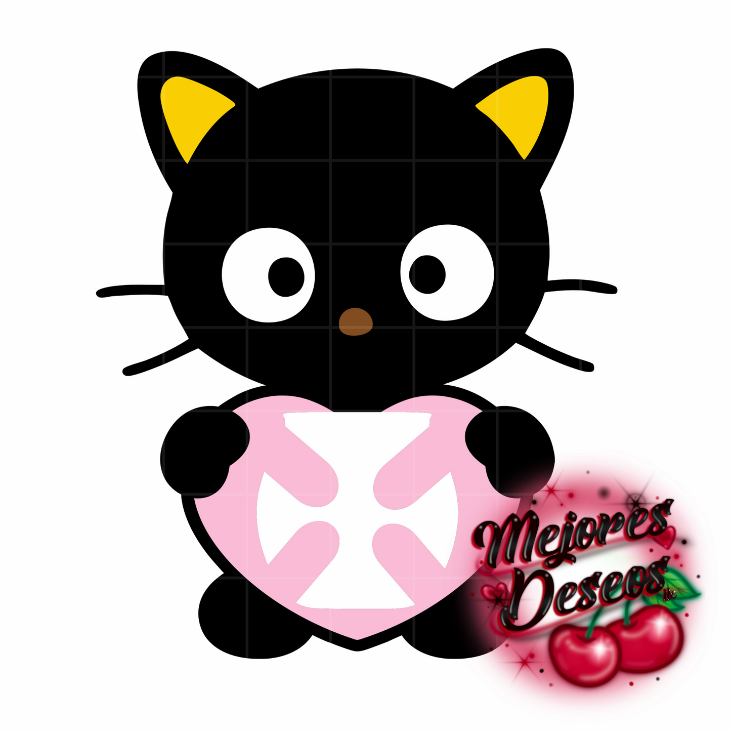 Valentines chococat Buzzball Holder- CUT FILE (DIGITAL DOWNLOAD)