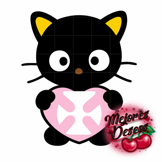 Valentines chococat Buzzball Holder- CUT FILE (DIGITAL DOWNLOAD)