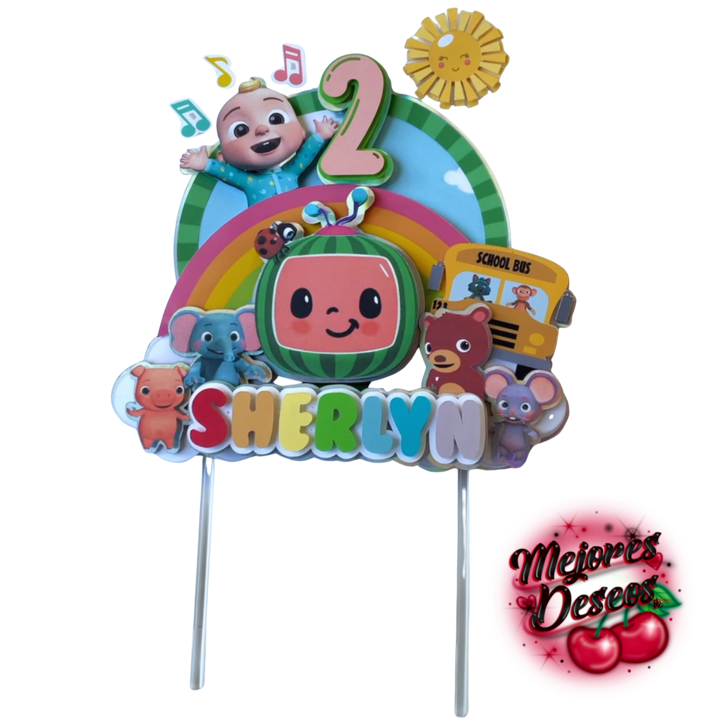 Cocomelon Cake Topper