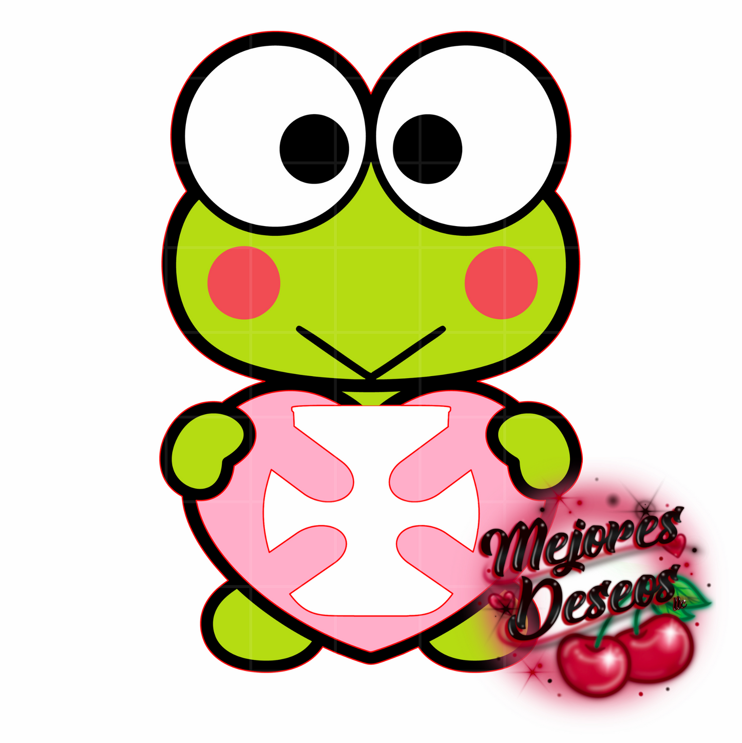 Valentines Keroppi Buzzball Holder- CUT FILE (DIGITAL DOWNLOAD)