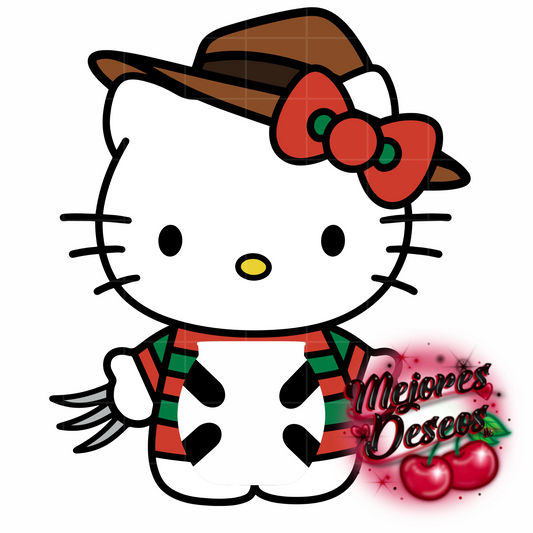 Hello Kitty as Freddy Buzzball Holder- CUT FILE (DIGITAL DOWNLOAD)