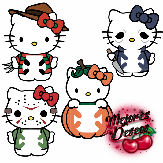 Hello Kitty Halloween Buzzball Holder BUNDLE- CUT FILE (DIGITAL DOWNLOAD)