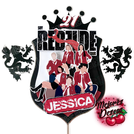 Rebelde 2023 Tour Cake Topper